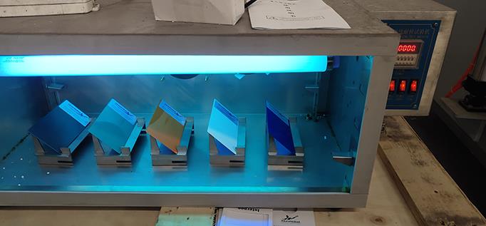 solar light tower steel aging test 
