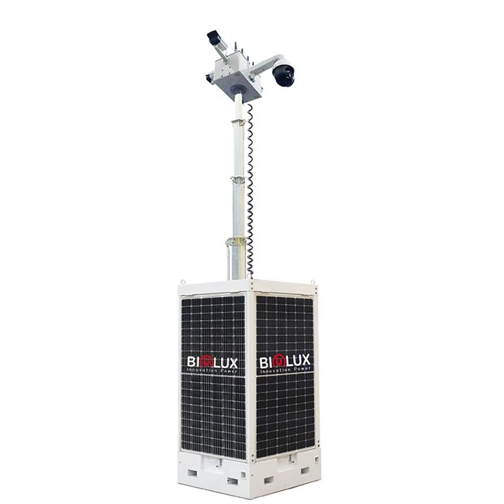 Cuboid Parking Lot CCTV Tower