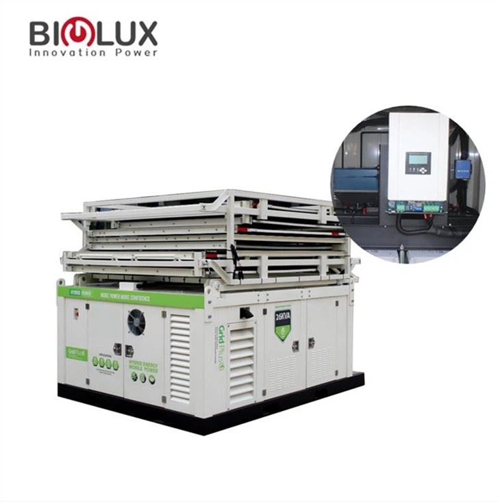 مولد هجين للطاقة الشمسية والديزل